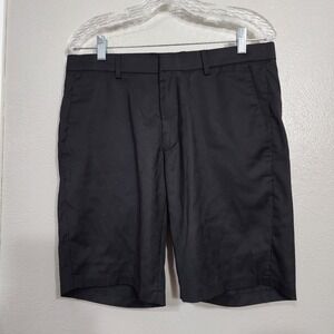 Men's Alfani Black‎ Dress Shorts Size 32 Stretchy Comfortable Fit Golf
